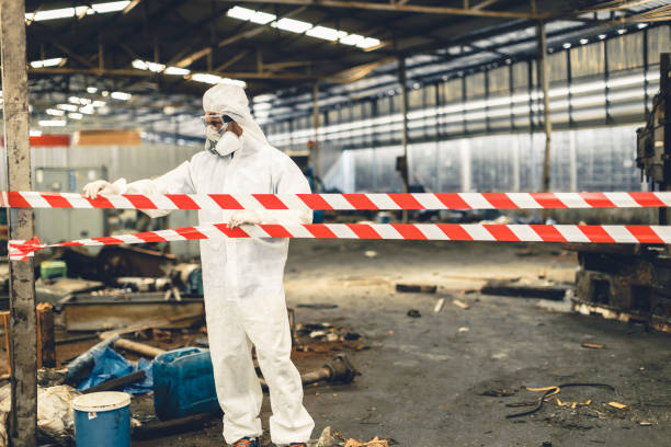 Professional Biohazard technician working in Point Pleasant, PA